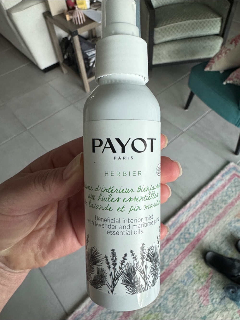 Herbier Lavender & Maritime Pine Interior  Room Mist NWT
